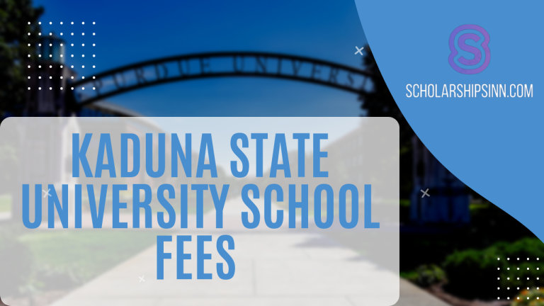 Kaduna State University School fees