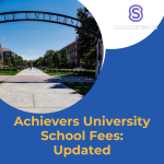 Achievers University school fees